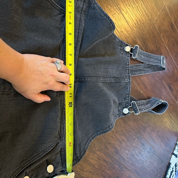 Free People Overall Jean Dress- Size 12 - Picture 8 of 11